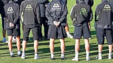 <b>DE CAMINO. </b>El Cartagena trabajó en Albacete (a escasos metros de los manchegos) por la mañana.