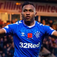 Alfredo Morelos, en el XI ideal de la década en Rangers