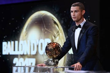 Así fue la gala de entrega del Balón de Oro 2017 a Cristiano