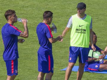 El Atleti entrena en Brunico al pie de los alpes italianos