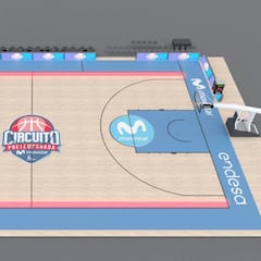 La Liga Endesa probará una pista con mayores dimensiones