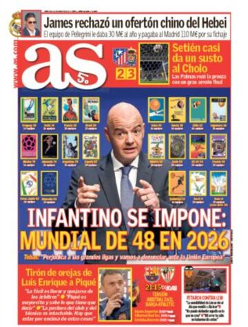 Las portadas de AS de enero