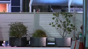 Julen Lopetegui llegó a Madrid de madrugada