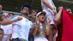 Husband’s shocking actions towards his wife after Argentina’s goal stun everyone