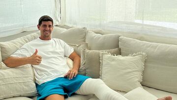 Real Madrid confirmed on Thursday that their goalkeeper has undergone surgery on his left knee.