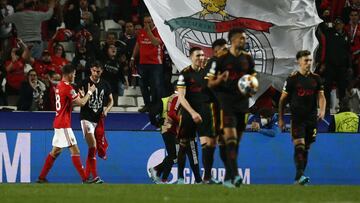 El Benfica celebra el empate