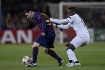 Blaise Matuidi y Messi 