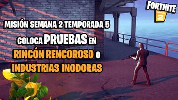 &iquest;D&oacute;nde est&aacute;n Rinc&oacute;n Rencoroso e Industrias Inodoras en Fortnite Temporada 5?