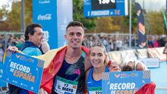 Carlos Mayo y Laura Luengo, nuevos récords de España de Medio Maratón.