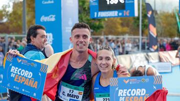 Carlos Mayo y Laura Luengo, nuevos récords de España de Medio Maratón.