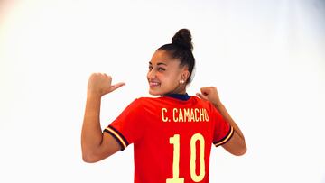 Carla Camacho con la Selección Sub-19.