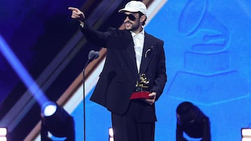 Bad Bunny en la ceremonia de los Latin Grammy.