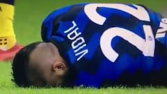 El cabezazo de Vidal que pudo darle el triunfo a Inter en el final