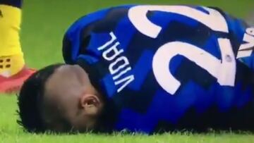 El cabezazo de Vidal que pudo darle el triunfo a Inter en el final