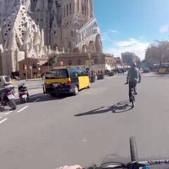 Así es como se exprimen las calles de Barcelona con una MTB