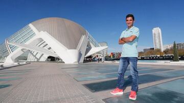 Marc Roig, en la Ciudad de las Artes y las Ciencias de Valencia. 