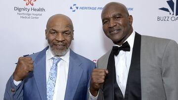 Mike Tyson y Evander Holyfield.