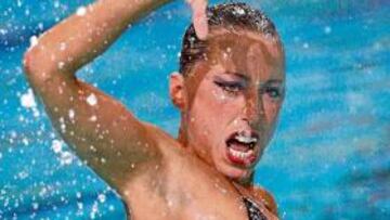 <b>GENIAL. </b>Mengual, realizando el ejercicio de solo que le valió el oro.