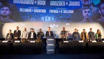 Los peleadores de la cartelera estelar de WOW 25.