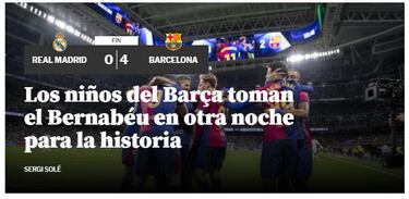 La ‘paliza’ del Barça recorre el mundo
