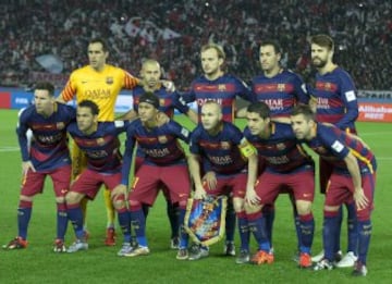 Once inicial del Barcelona.