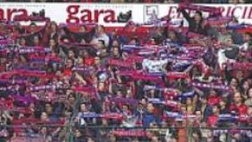 <b>HABITUAL. </b>El Zaragoza clama contra unos cánticos anuales.