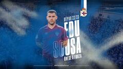 Edu Sousa, nuevo fichaje del Deportivo.