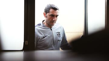 Valverde, en el Barça