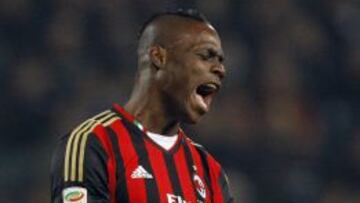Balotelli, durante el encuentro ante Udinese.