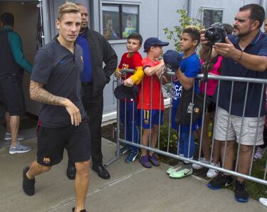 Lucas Digne: "Playing for Barcelona was a dream"