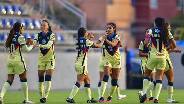 Am&eacute;rica femenil reporta cero casos positivos COVID-19