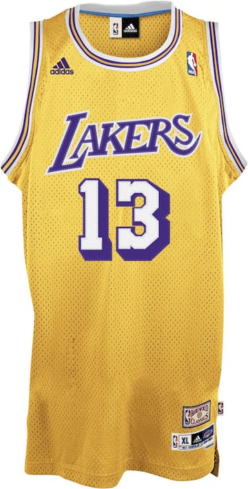 Camiseta de Wilt Chamberlain.