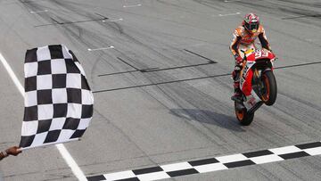 Marc M&aacute;rquez, pentacampe&oacute;n de MotoGP con el Repsol Honda.