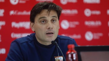 Montella, entrenador del Sevilla.