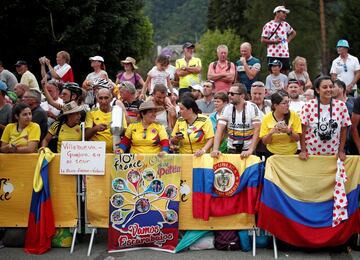 Aficionados colombianos.