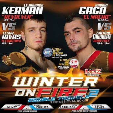 Andoni Gago, ante su pelea con Takoucht: "Será una guerra"