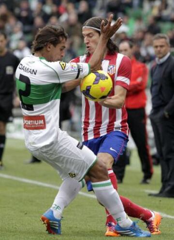 Damián con Filipe.