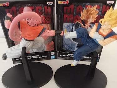 Vegetto va de sobrado contra Super Buu en estas dos vibrantes figuras combinables