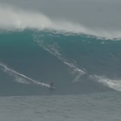 La ola gigante de Belharra despierta tras años durmiendo