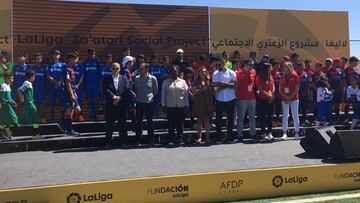 Javier Tebas inaugura LaLiga | Za'atari Social Project