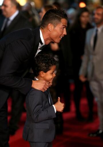 Cristiano Ronaldo y su hijo, Cristiano Ronaldo Jr.