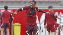 Martial, en un entrenamiento. 