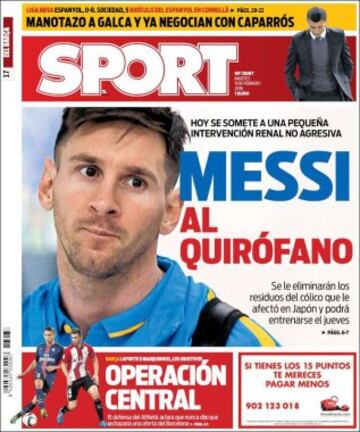 Portadas de la prensa mundial