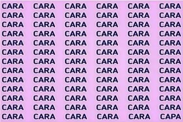 Reto visual: Encuentra la palabra “capa” en menos de 15 segundos