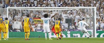 2-0. Cristiano Ronaldo marcó el segundo gol de penalti.
