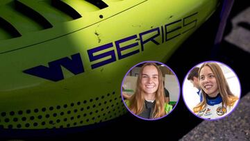 Belén García y Nerea Martí, dos de las pilotos que han participado en los test de Almería de las W Series.