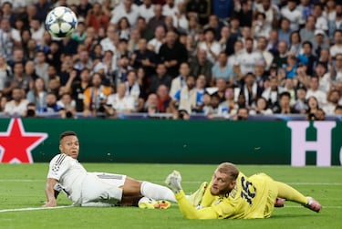 Aprobados y suspensos del Real Madrid contra la Juventus: Courtois y Militao evitan unos cuantos disgustos