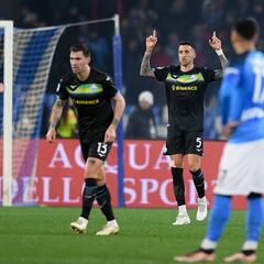 El gol de Matías Vecino en el Nápoles vs. Lazio de Serie A