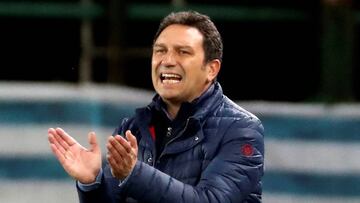 Eusebio Sacrist&aacute;n, entrenador de la Real Sociedad.