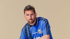 Adidas y Messi sacaron este lunes una colección retro del uniforme que utilizó Diego Maradona en el Mundial de Estados Unidos 1994.